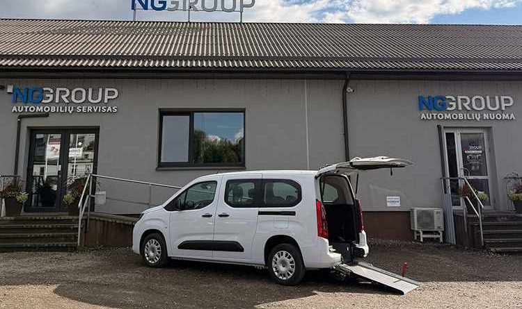 Opel E-Combo elektromobilis neįgaliesiems